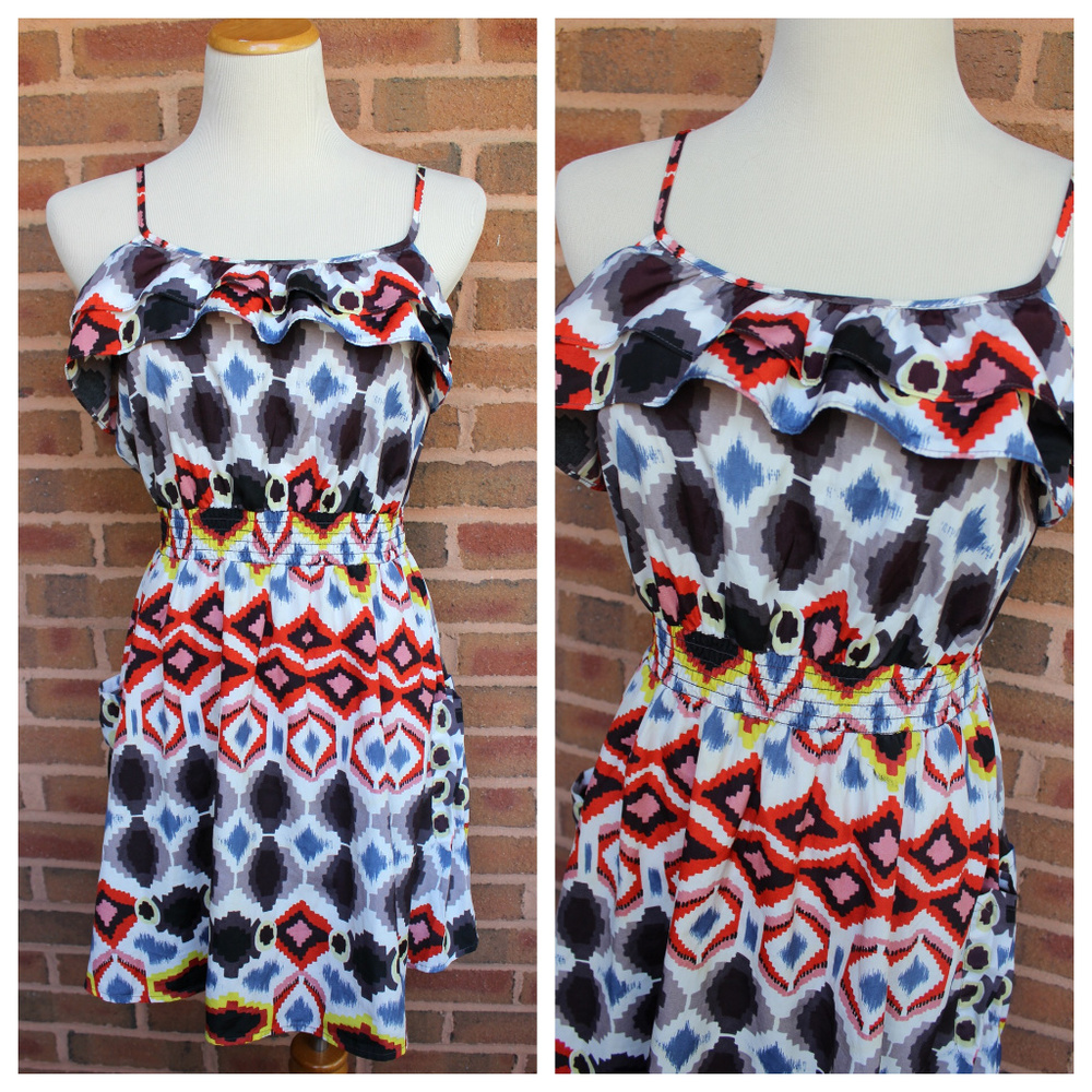 ⭐️3for$15 Xhilaration Geometric Summer Dress Med